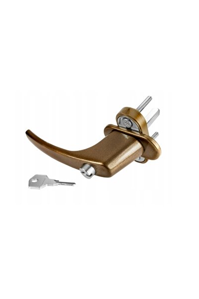 Kraft Mâner de fereastră cu cheie și încuietoare, model ZŁOTA, cu ax de 40 mm