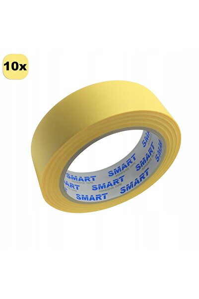 NO BRAND 19mm X 50m (6 bucăți) Bandă adezivă de hârtie pentru mascare precisă...