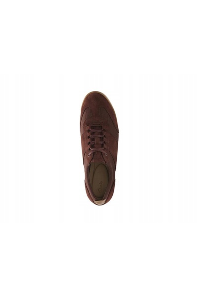 CLARKS Pantofi bărbați - Siddal Mix - mărimea 41 - Bordeaux, Piele întoarsă