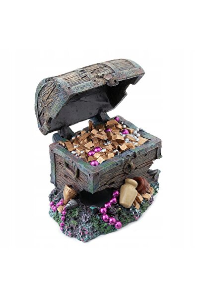 NO BRAND DECOR AQUARIU CUFĂ DE COMORĂ MICĂ 12CM