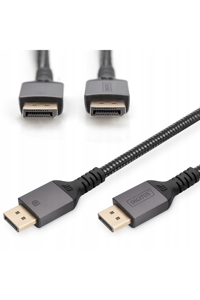 Digitus Cablu DisplayPort PREMIUM 8K60Hz UHD DP/DP M/M negru 3m
