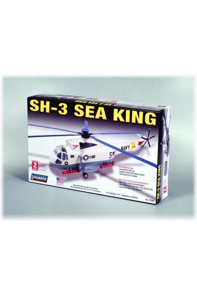 NO BRAND Model din plastic de asamblat Linberg (SUA) - Elicopter