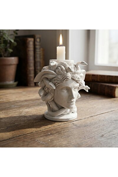 NO BRAND SUPPORT LUMINĂRĂ 3D MEDUSA ALBĂ – ELEGANȚĂ MITICĂ PENTRU LUMINĂRĂȚI ...