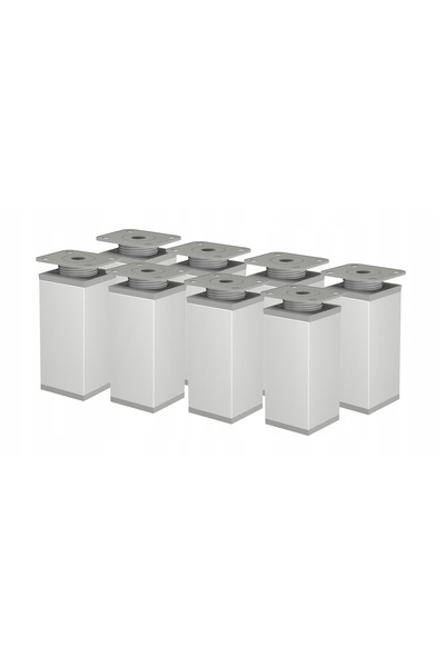 NO BRAND 8 X ALU PICIOR DE MOBILĂ REGLABIL ÎN ÎNĂLȚIME – 150 MM