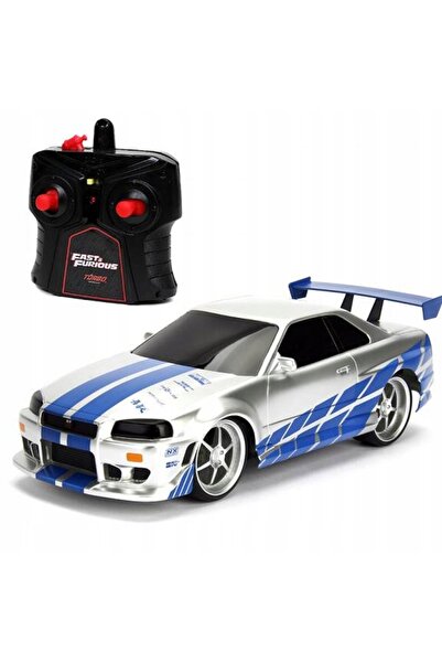 Jada Toys Jada Auto mașină teleghidată RC 1:16 Nissan Skyline GT-R BNR34 F&F ...