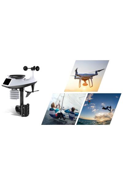 NO BRAND STAȚIE METEOROLOGICĂ FĂRĂ FIR POGODY HIGROMETRU + SENSOR