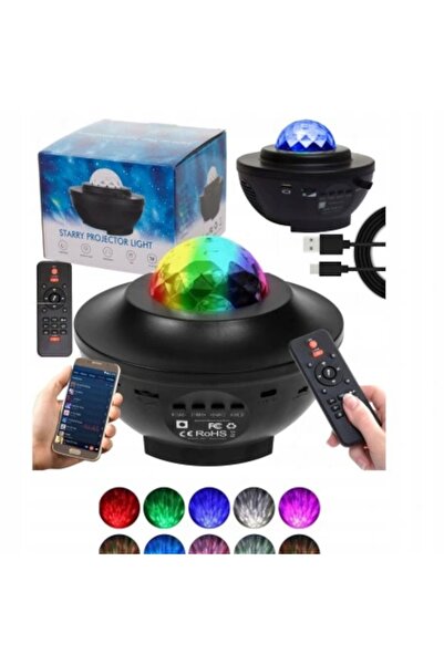 NO BRAND NOU PROIECTOR STELE MODERN BLUETOOTH CU PROIECȚIE LASER, LUMINĂ LED ...