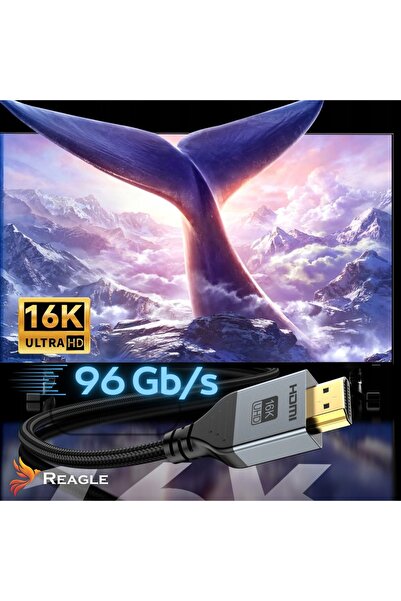 NO BRAND CABLU HDMI 2.2, LUNGIME 3 M, 96 Gbit/s, 16K, 4K, 480 Hz, HDR10+, DOL...