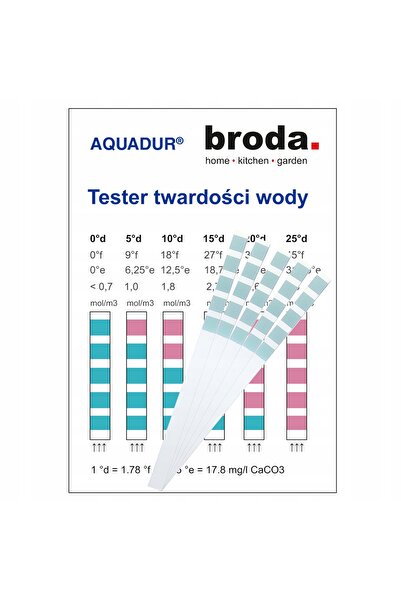NO BRAND Benzi de testare a calității apei pentru duritate, 5 bucăți x 3 OP