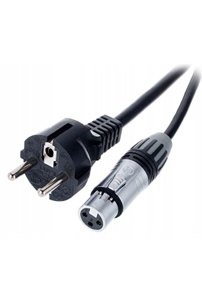 NO BRAND Cablu hibrid microfon alimentare-semnal XLR IEC 2.5m the sssnake