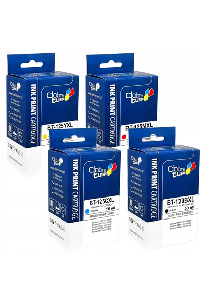 NO BRAND 4x Cartuș de cerneală de înlocuire pentru XL LC129XL LC125XL BROTHER...