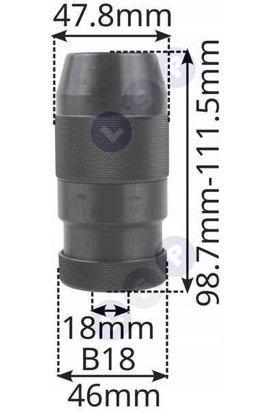 NO BRAND Mâner de găurire cu prindere automată, cu garnitură de blană, 1-16 mm