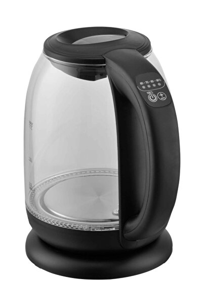 NO BRAND Fierbător electric fără fir, 1.7L, din sticlă, cu temperatură reglab...