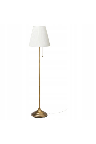 IKEA Lampadar de podea 155 cm ARSTID alamă/alb
