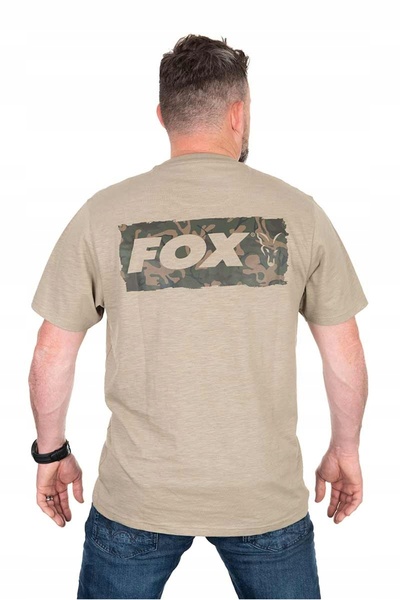 Fox Tricou LW Kaki cu imprimeu mare