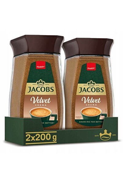 Jacobs SET cafea instant velvet crema 2x200g