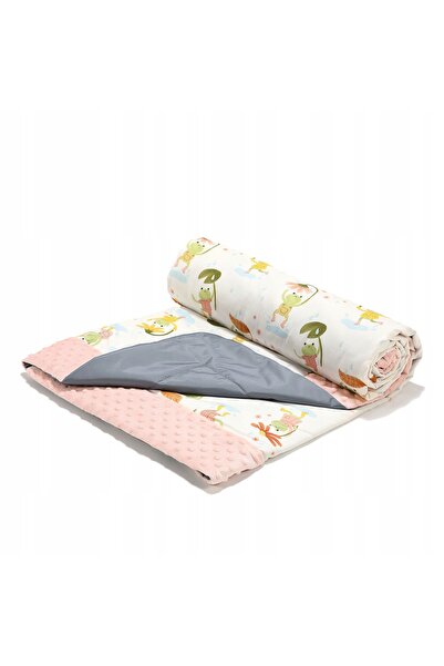NO BRAND Pătură de picnic La Millou din catifea XXL 180x190 cm / Broaște