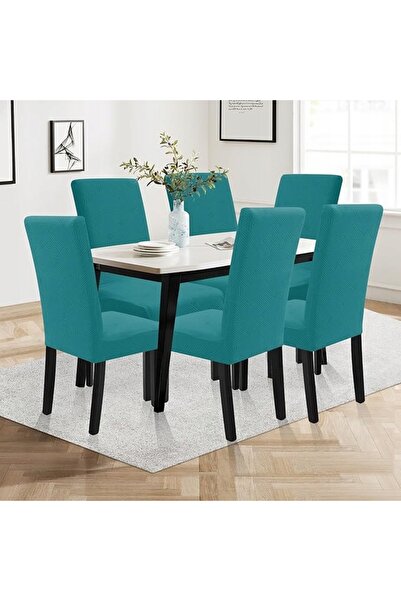 NO BRAND Husă moale pentru scaun de dining, set de patru