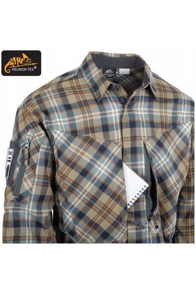 NO BRAND Cămașă Helikon-Tex MBDU din flanelă cu carouri rubinii XS