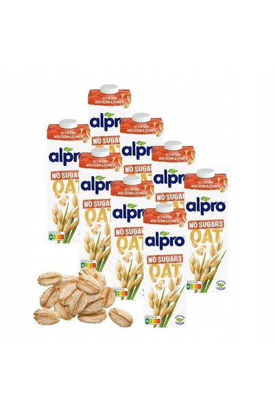 NO BRAND Băutură vegetală fără zahăr ALPRO No Sugars Oat - ovăz neîndulcit 8x1l