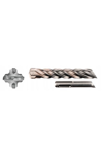 Makita B-58693 Nemesis2 SDS 24x250/200mm Burghiu de impact cu 4 lame și 4 spi...