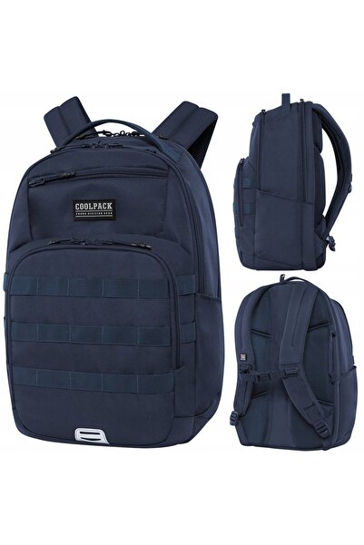 NO BRAND Rucsac școlar cu mai multe compartimente CoolPack, albastru, 27 l