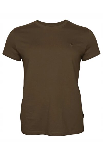 NO BRAND Tricou DAMSKI PINEWOOD Pachet de 3 3447 - Verde/Maro vânător/Kaki - M