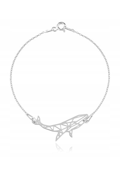 NO BRAND Brățară orca origami argint 925