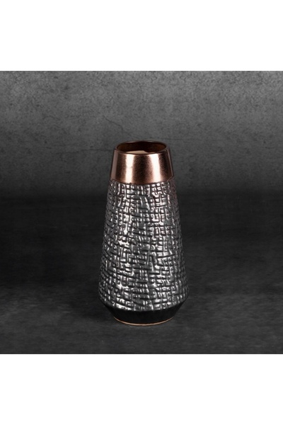 NO BRAND Vază decorativă Morena (03) (FI) 14x26 cm din oțel