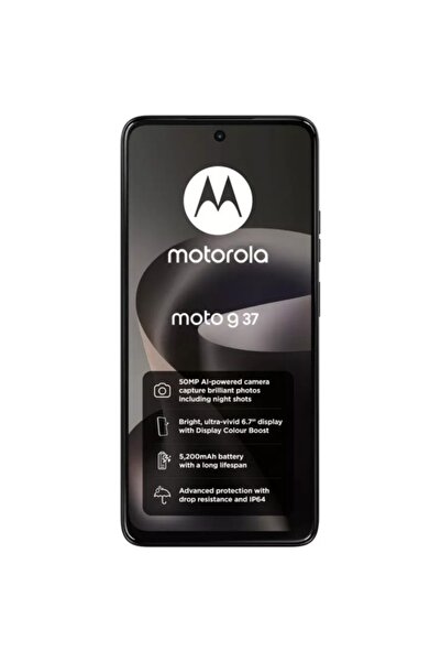 Motorola هاتف ذكي موتو G37 بسعة 128 جيجابايت وذاكرة وصول عشوائي 4 جيجابايت يدعم شبكة الجيل الخامس بشاشة 6.67 بوصة