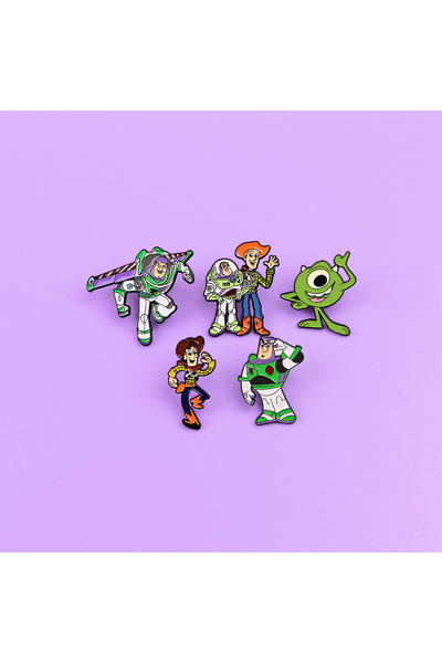 Choice 5pcs 5pcs Cute Alien Enamel Pin Cartoon Brooch For Coat Women's Brooch...