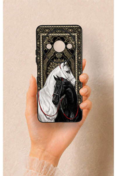 Vip Case Redmi A3 Uyumlu Asil Sevgili Atlar Desenli Silikon Kılıf