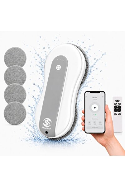 Seve Shop Robot de curățat geamuri, SeveShop ® Robot de spălat ferestre cu pu...