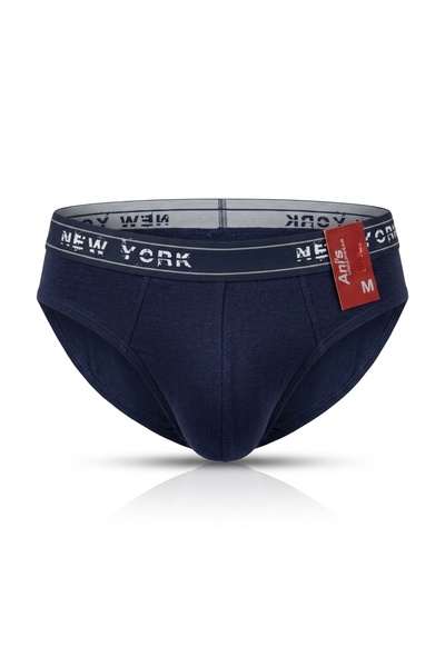 Bobo Men’s Classic Briefs – Model 3122, Navy Blue, Size M