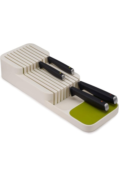 MACVI Organizator compact pentru cuțite de sertar cu design ergonomic — Organ...
