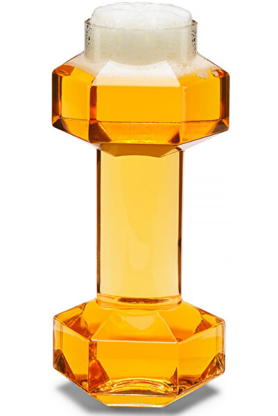 The Source Winning Dumbbell Beer Glass - Γυάλινο Ποτήρι Μπύρας σε Σχήμα Βαράκ...