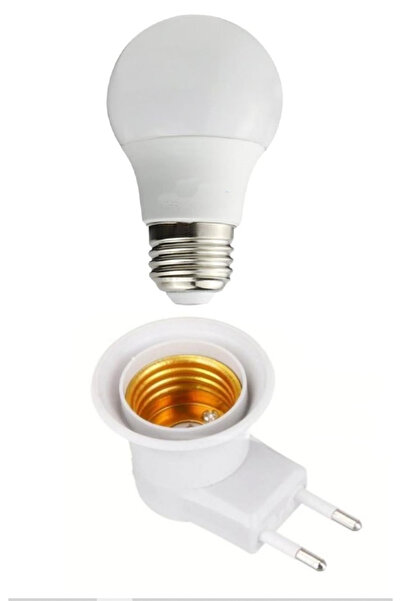 Şıkbay Açma Kapama Anahtarlı Duy Fişli + 3 w Tasarruflu E27 Led Gece Lambası ...