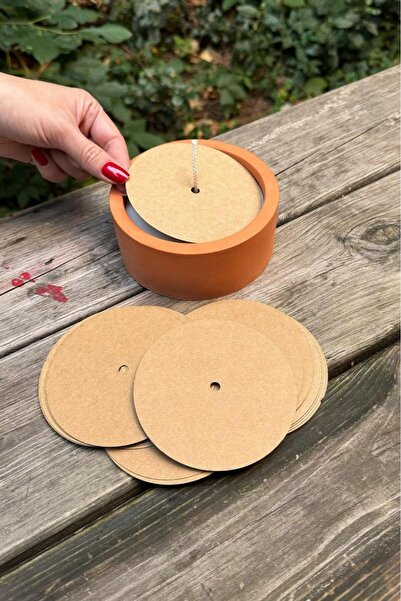 rufus concept Mum Toz Kapakları 98mm Dış Çap 5mm İç Çap İp Fitil Boşluğu 50 Adet