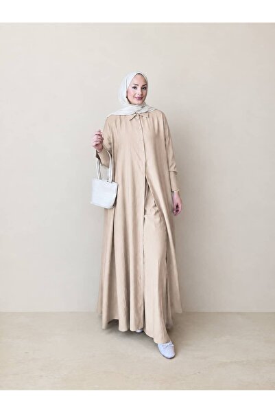 ankanoor Linen Cupra Tunic Trouser Set Anka261032
