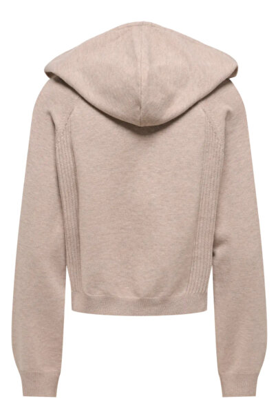 ONLY Women's Onlgigi Ls Short Brown Sweatshirt - 15374935