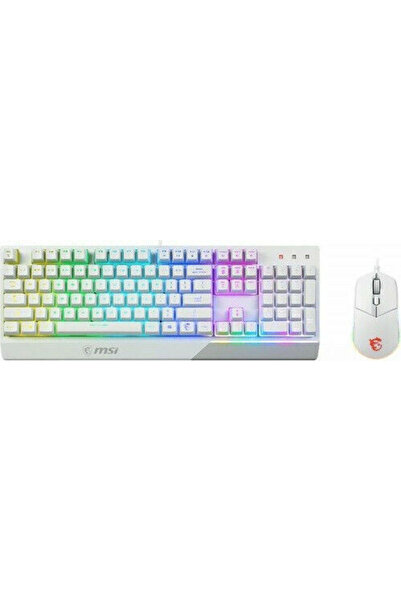 MSI Vigor GK30 Combo Σετ Πληκτρολογίου Gaming με φωτισμό RGB και Ποντίκι (Αγγ...