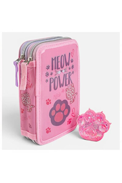 Generic Brand Penar Echipat Dublu Roz "Meow" cu Squeeze in Forma de Labuta 12...