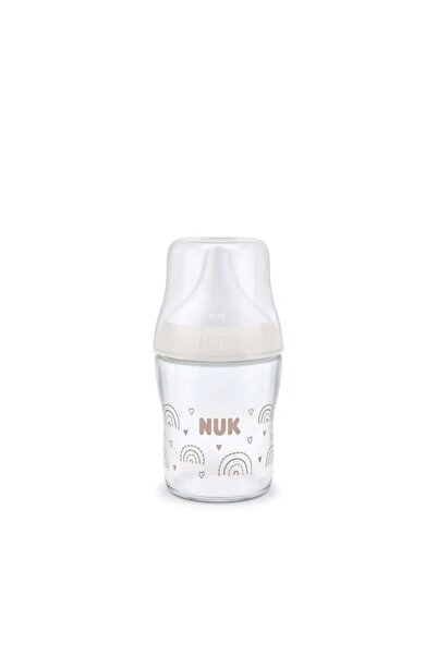 Nuk Biberon Perfect Match 120 ml Sticla Control Temperatura Curcubeu 0 luni plus