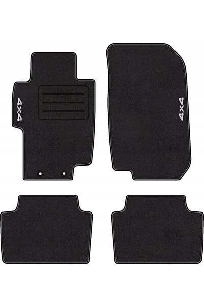 NO BRAND Covorașe auto cu bordură 4x4 pentru Honda Accord VII (2002 - 2008) L...