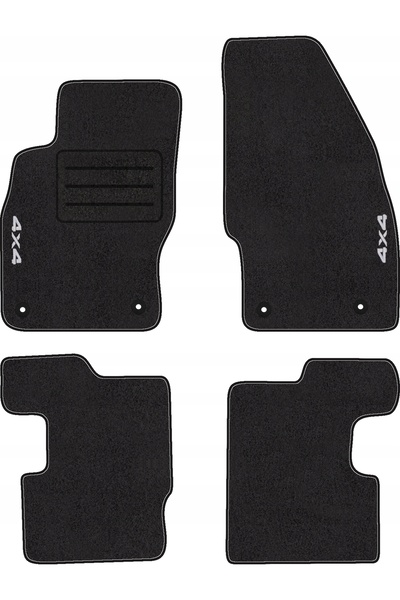 NO BRAND DYWANIKI Z HAFTEM 4X4 PENTRU OPEL CORSA E (2014 - 2019) LUX COMPLET