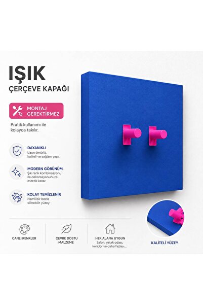 FOAMGREEN DEKORATİF RENKLİ IŞIK ANAHTAR KAPAĞI - ÇERÇEVE
