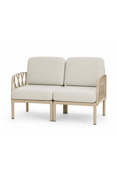 Novussi Garda Sofa 2'li Koltuk Gri Minderli