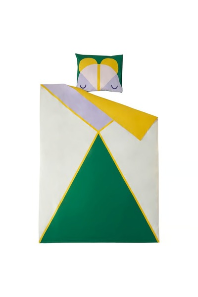 NO BRAND IKEA GREJSIMOJS Husă de pilotă și fețe de pernă, multicolor, 150x200...
