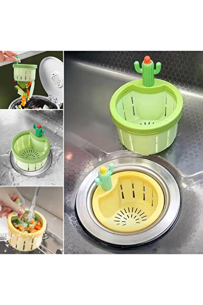 shopwave Push-Down Cactus Kitchen Sink Strainer – Drain Filter for Vegetable ...
