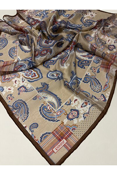 ipekevi Summer Season Tensoft Scarf with Patchwork Pattern